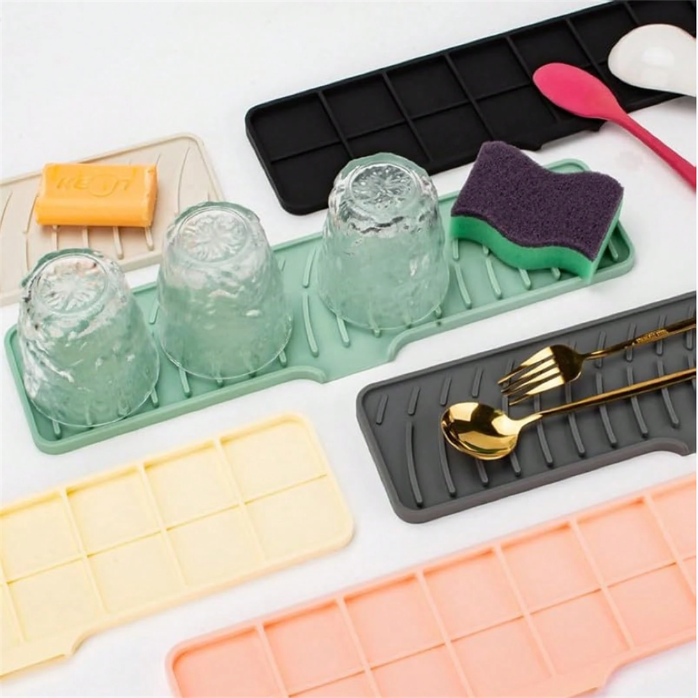 Silicone Tap Washer - Kitchen Sink Splash Guard - Silicone