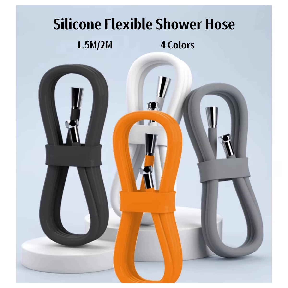 Silicone Flexible Shower Hose  - Silicone Tap Washer review and price