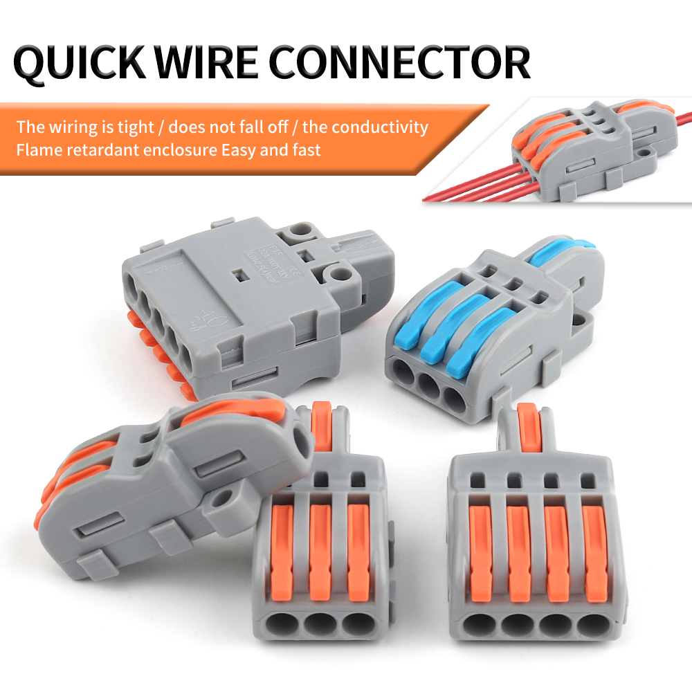 10/100PCS Electrical Cable Con - Push Fit Connector review and price