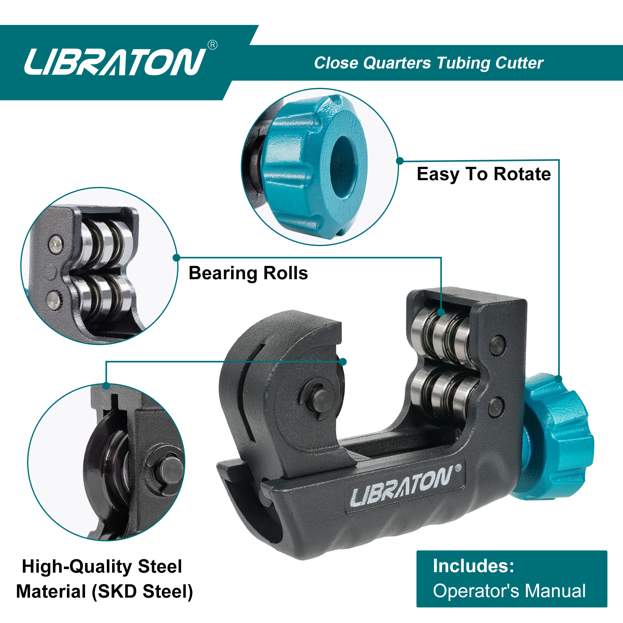 Libraton Tubing Cutter 4mm to  - Pipe Cutter Ratchet review and price