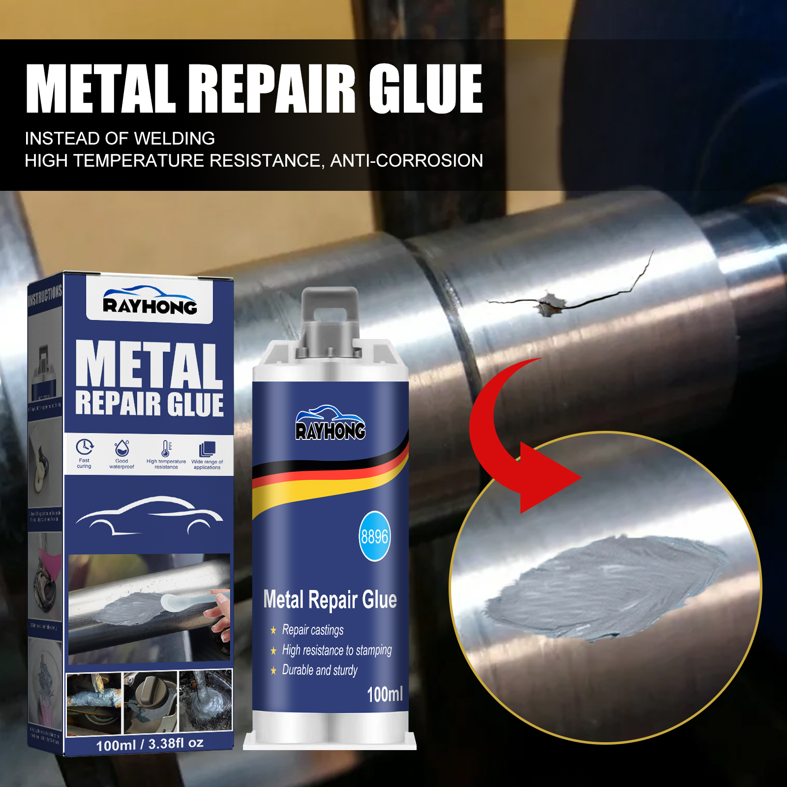 100ml Industrial Metal AB Cast - Solvent Weld Cement review and price