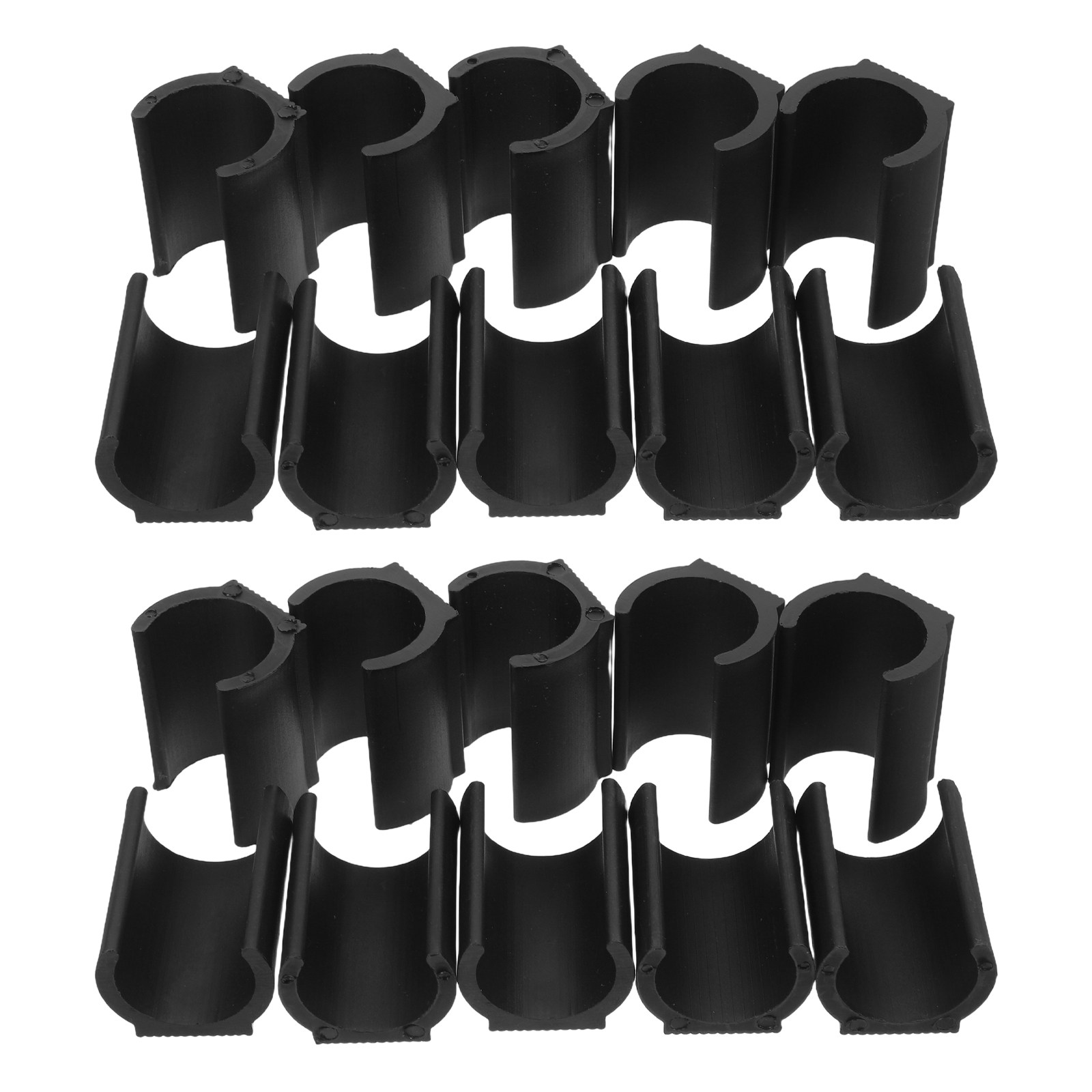20Pcs Chair Pipe Clamp Black P - Plastic Pipe Clip review and price
