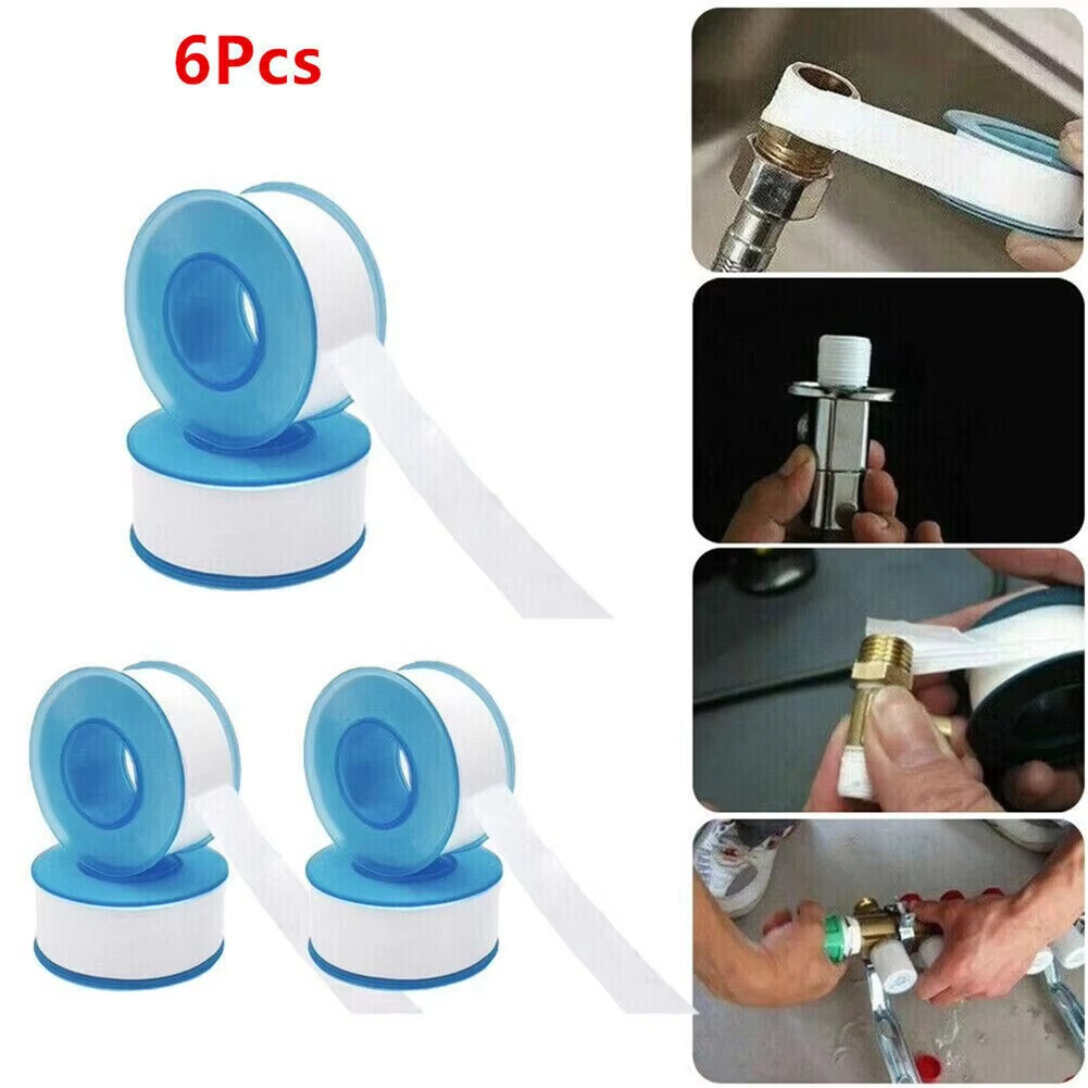 6Pcs PTFE White Threaded Seali - Ptfe Tape Thread review and price