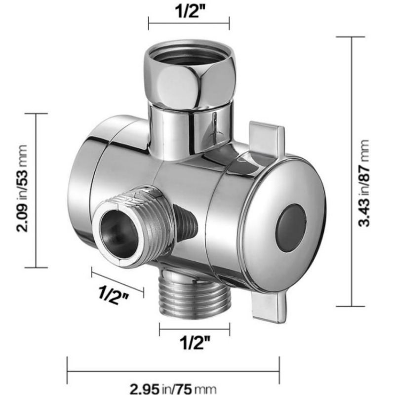 3 Mode Switch Adapter Brass G1 - Shower Valve Cartridge review and price